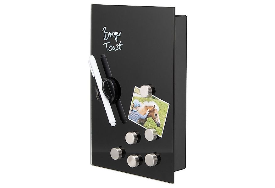 bremermann Schlüsselkasten mit schwarzer beschreibbarer Glasfront und schwa günstig online kaufen