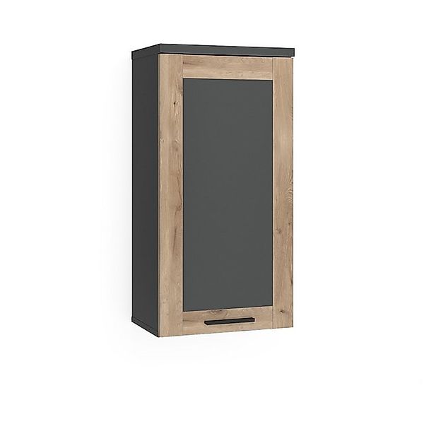Vicco Hängeschrank Niko Anthrazit/Viking Oak 40 x 80 cm günstig online kaufen