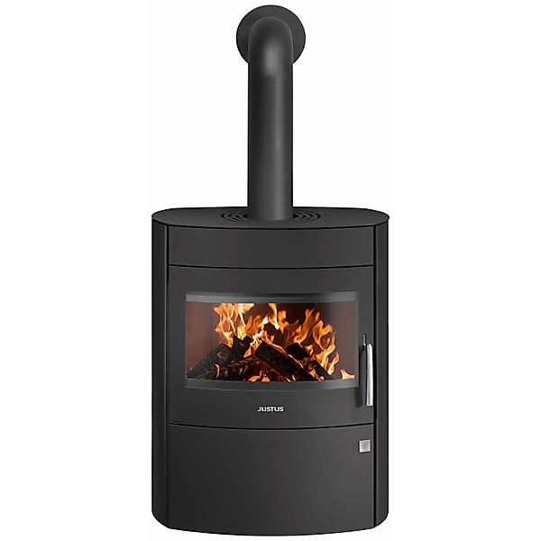 Justus Agero 2.0 Kaminofen Stahl Schwarz 7 kW günstig online kaufen