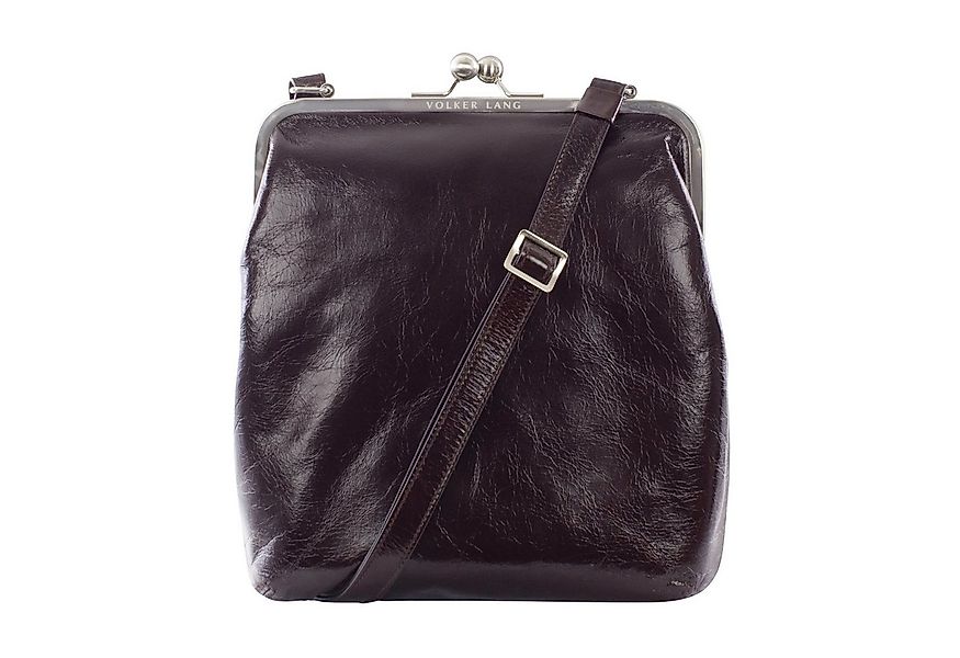 VOLKER LANG Schultertasche MATA  Elegante Damen Bügeltasche aus italienisch günstig online kaufen