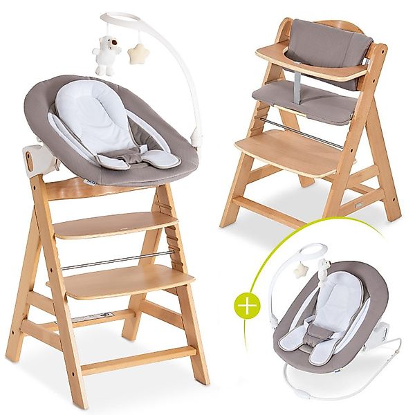 Hauck Hochstuhl Alpha Plus Natur - günstig online kaufen