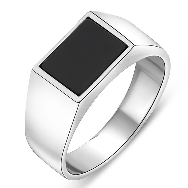 Tony Fein Siegelring Onyx Stein Schwarz günstig online kaufen