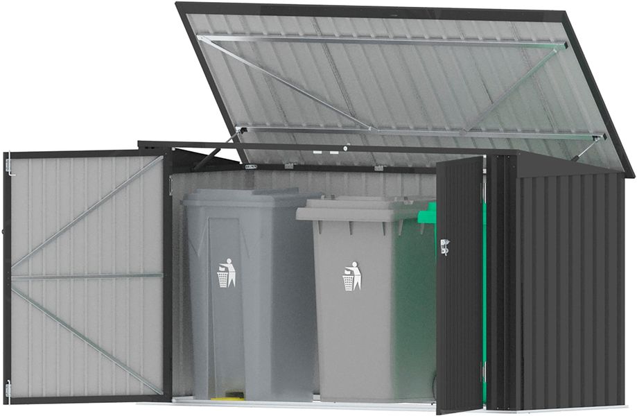 Tepro Universalbox Store Max 232,5 cm x 132 cm x 104,5 cm Anthrazit günstig online kaufen