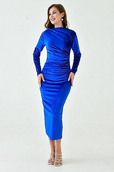 WOMAN VISION Minikleid Bleistiftförmiges, mittellanges Kleid mit langen Ärm günstig online kaufen