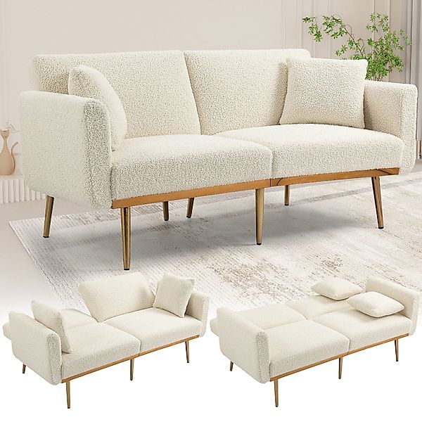 LVHOM 2-Sitzer Klappsofa mit Bettfunktion + günstig online kaufen