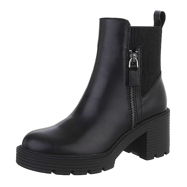 Ital-Design Damen Freizeit Plateaustiefelette (87283990) Blockabsatz günstig online kaufen