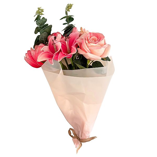 Kunstblumenstrauß Künstliche Blumen aus Rosen, Lilien günstig online kaufen
