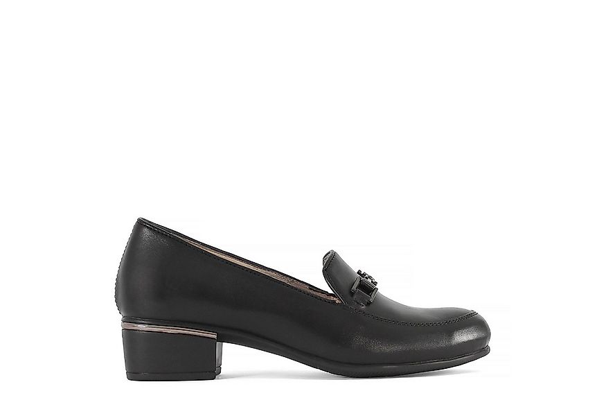 Celal Gültekin Business Slipper Blockabsatz Schmuckdetail Damen Pumps Glatt günstig online kaufen