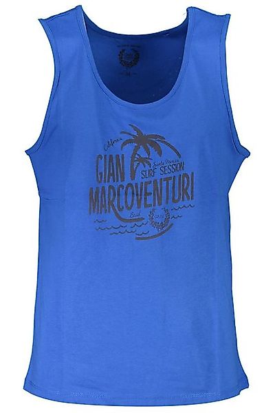 GIAN MARCO VENTURI T-Shirt Blaues Herren-Tanktop mit Rundhalsausschnitt und günstig online kaufen