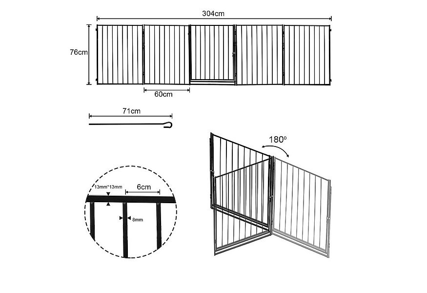 Clanmacy Kamingitter Kamingitter Kaminschutzgitter Baby Schutzgitter Absper günstig online kaufen