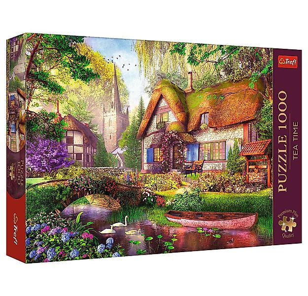 Trefl Puzzle Trefl, Eine Hütte im Wald, 1000 Teile Premium Plus Puzzle, 100 günstig online kaufen