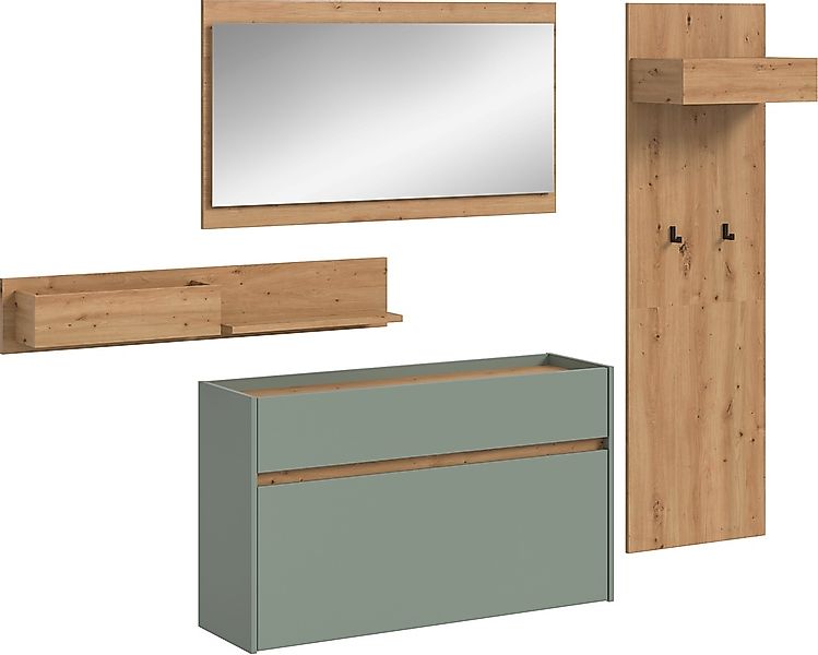 Home affaire Garderoben-Set "EVRID, 4-teilig, Breite 205 cm, individuell hä günstig online kaufen