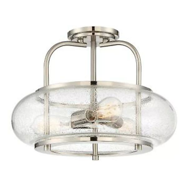 Deckenlampe Glas Metall Ø41cm innen Vintage Stil günstig online kaufen