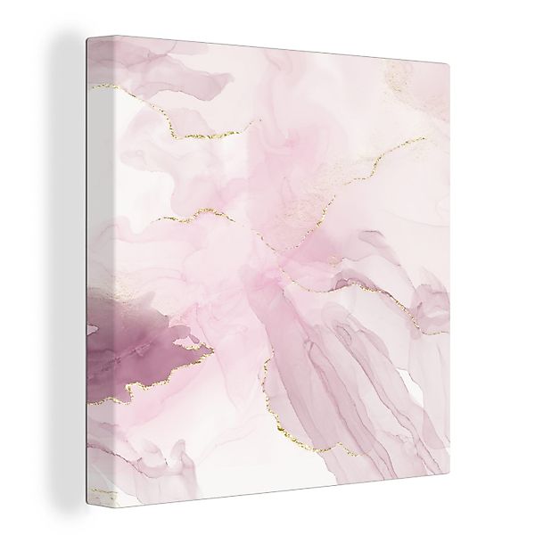 OneMillionCanvasses® Leinwandbild Marmor - Lila - günstig online kaufen
