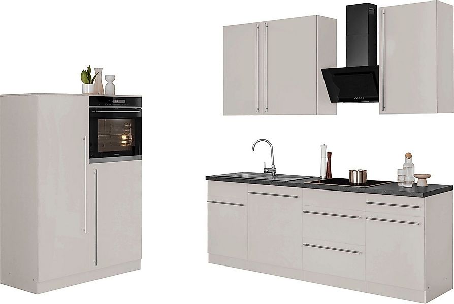 wiho Küchen Küche Chicago, Breite 330 cm, mit Hanseatic-E-Geräten, extra ku günstig online kaufen