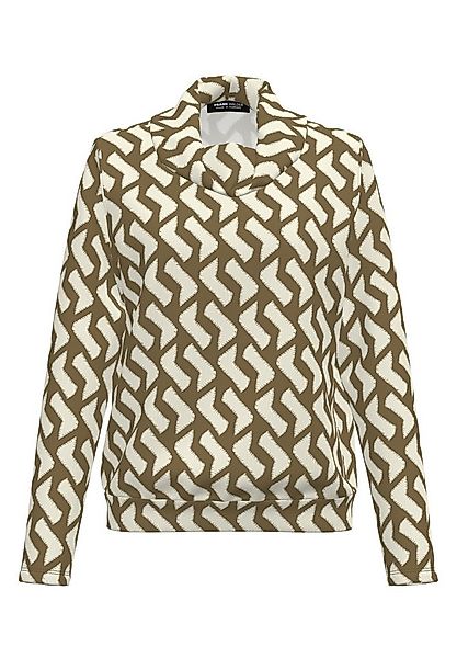 FRANK WALDER Langarmshirt mit locker fallendem Rollkragen günstig online kaufen