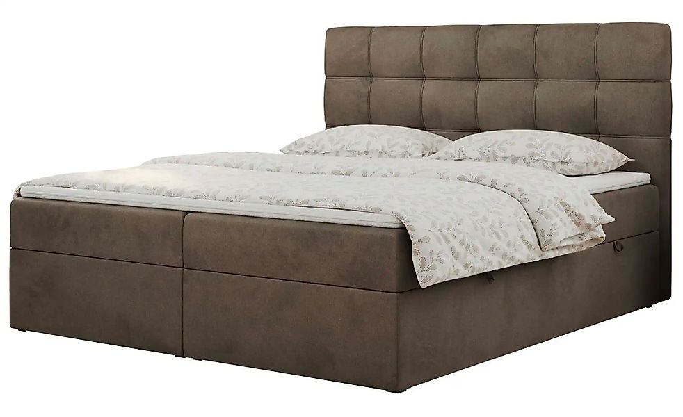 Boxbett mit Bettkasten Erni ¦ braun ¦ Maße (cm): B: 160 H: 110 Betten > Kom günstig online kaufen
