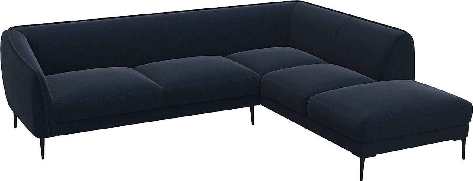 FLEXLUX Ecksofa »Belle Designsofa, L-Form, B/T 268/209 cm«, Skandinavisches günstig online kaufen