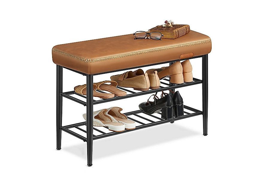 VASAGLE Schuhbank, Schuhregal, EKHO Series, Kunstleder, 30 x 80 x 50 cm günstig online kaufen