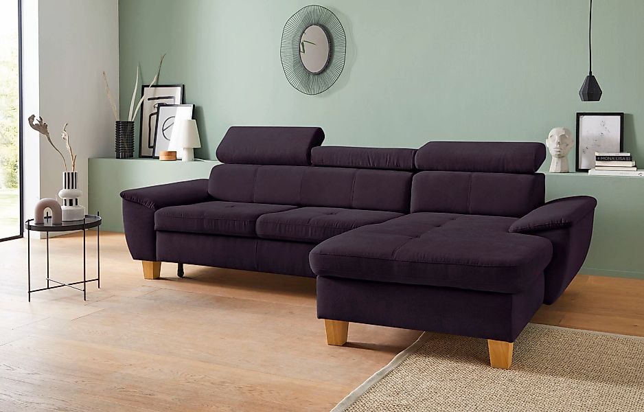 exxpo - sofa fashion Ecksofa "Enya, aufwendige Detailverarbeitung, hoher Si günstig online kaufen