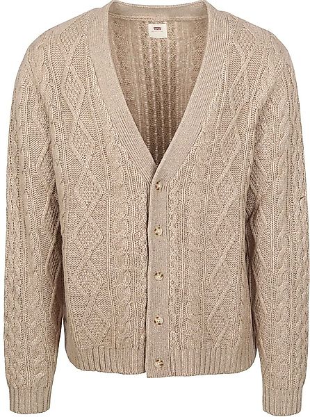Levi's Original Cardigan Valencia Beige - Größe L günstig online kaufen