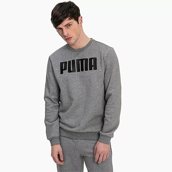 PUMA Essentials Herren Fleece Sweatshirt | Mit Heide | Grau | Größe: XS günstig online kaufen