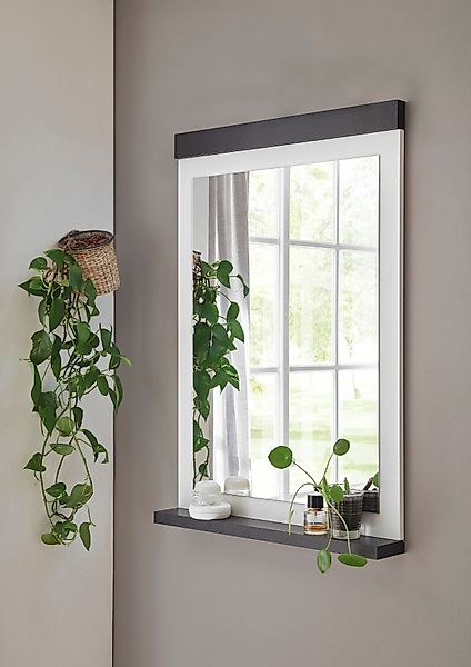 Home affaire Wandspiegel "SHERWOOD", in modernem Holz Dekor, Höhe 95 cm günstig online kaufen