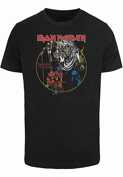 Merchcode T-Shirt Merchcode Herren Iron Maiden - Colours Circle T-Shirt Rou günstig online kaufen