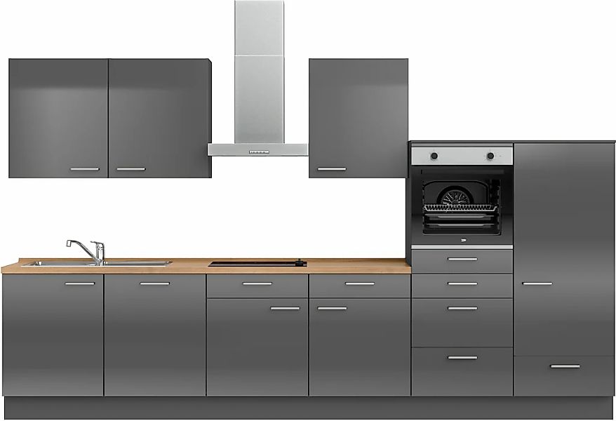 nobilia Küchenzeile ""Flash I"" vormontiert, Ausrichtung wählbar, Breite 36 günstig online kaufen