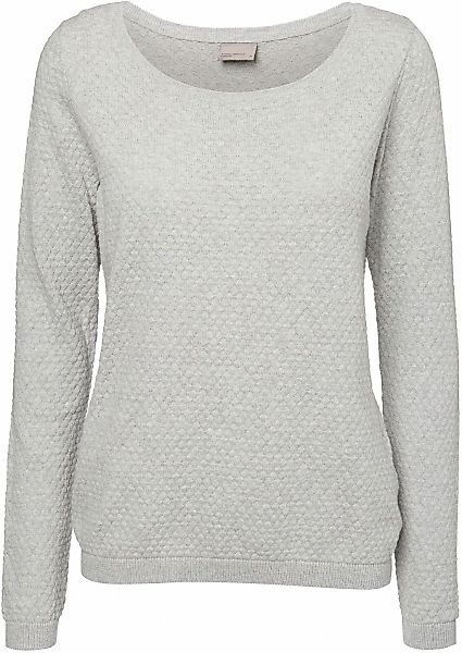 Vero Moda Rundhalspullover "VMCARE STRUCTURE LS O-NECK BLOUSE", aus Bio-Bau günstig online kaufen