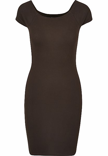 URBAN CLASSICS Shirtkleid "Urban Classics Damen Ladies Off Shoulder Rib Dre günstig online kaufen