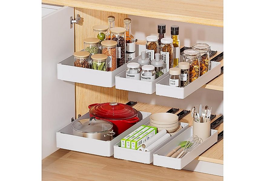 GarveeMore Küchenorganizer-Set 1/3pc Küche Ausziehschrank Organizer, auszie günstig online kaufen