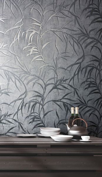 Marburg Vliestapete Fern, strukturiert, glänzend, moderne günstig online kaufen