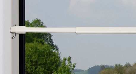 indeko Scheibenstange "Scheibenstange ausziehbar 1-läufig, 2 Stück" Ø 11 mm günstig online kaufen