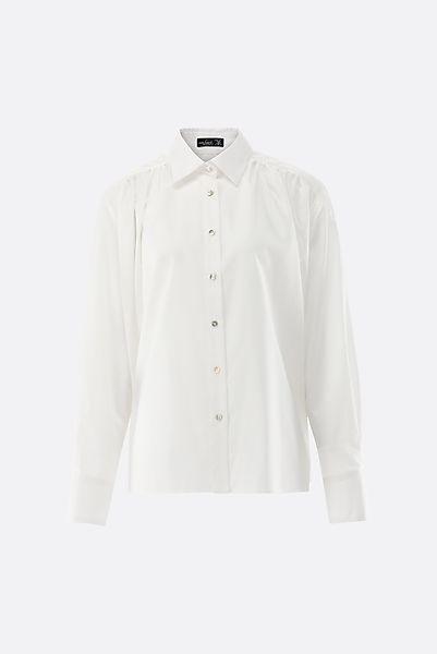 Hemdbluse mit Raffungen günstig online kaufen