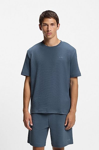 HUGO T-Shirt,Austin T-Shirt Waffelstruktur und Logo-Stickerei günstig online kaufen