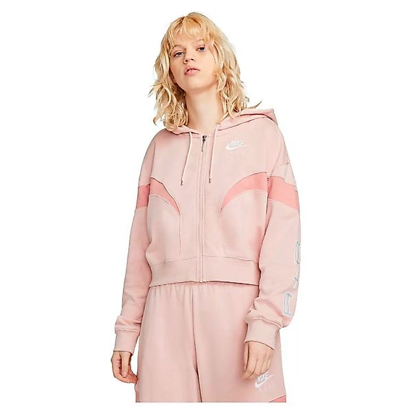 Nike Sportswear Air Sweatshirt Mit Reißverschluss XL Pink Oxford / Rust Pin günstig online kaufen