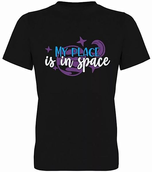 G-graphics T-Shirt My Place is in space Herren T-Shirt, mit Frontprint, mit günstig online kaufen
