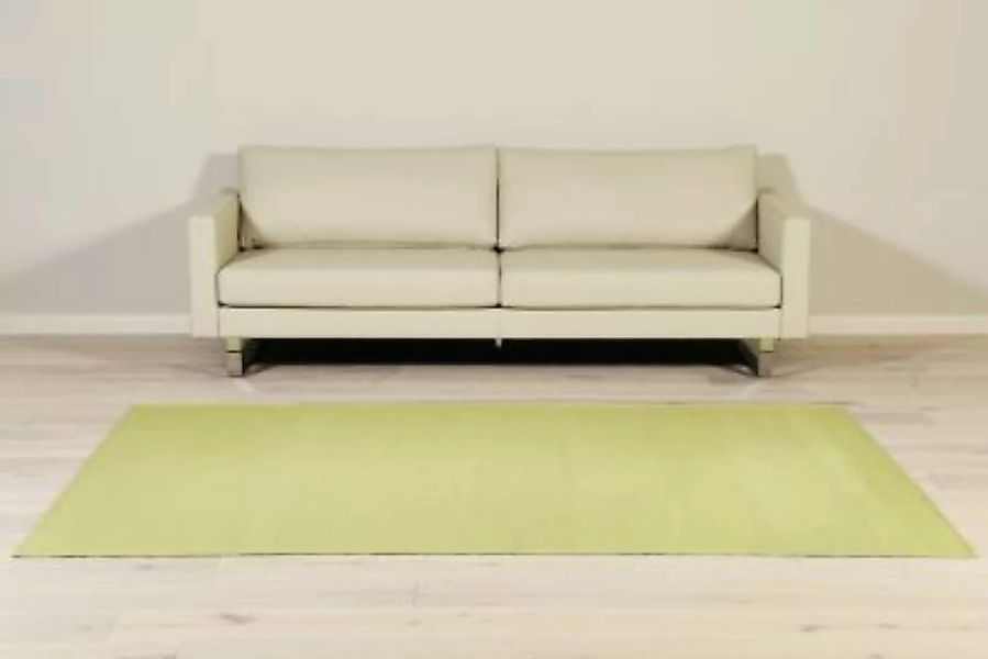 Green Looop - Kurzflorteppich - 5mm - 2,3kg/m² - Naturfaser grün Gr. 160 x günstig online kaufen
