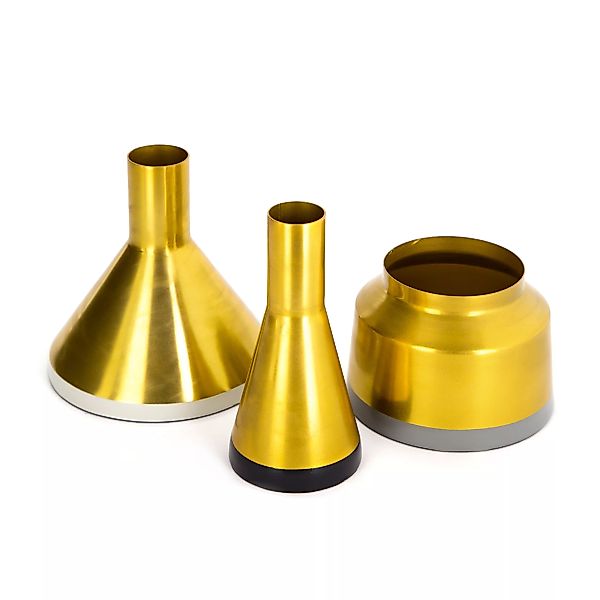 Kayoom Vasen 3er Set Culture 120 Gold Weiß Schwarz Grau günstig online kaufen