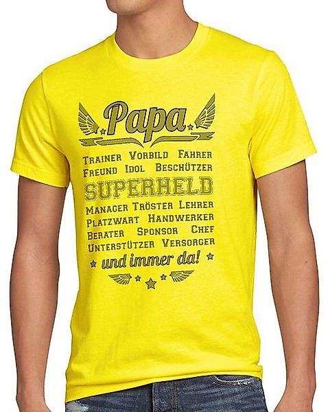 style3 T-Shirt Papa Vorbild Superheld und immer da! Vater Vatertag Spruch F günstig online kaufen