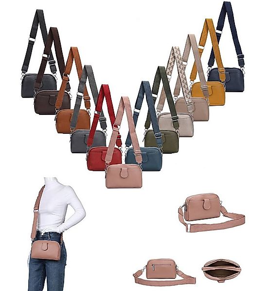 ITALYSHOP24 Schultertasche Damen Tasche Umhängetasche Handytasche Abendtasc günstig online kaufen