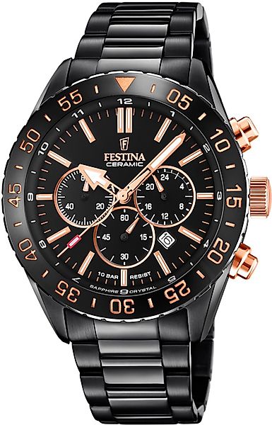 Festina Chronograph Keramik Kollektion F20577/1, Armbanduhr, günstig online kaufen