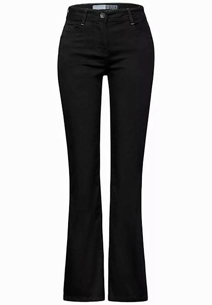 Cecil Bootcut-Jeans - Toronto - Slim Fit, High Waist, Schwarze Waschung günstig online kaufen