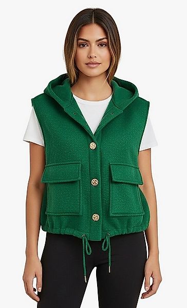 Worldclassca Fellimitatweste Worldclassca Teddy Weste Warm Kuschelig mit Ka günstig online kaufen