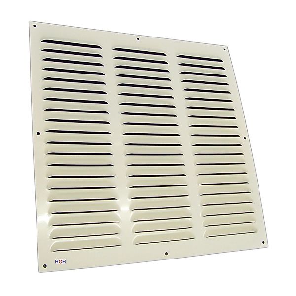 Häusler Lüftungsgitter LG-4040 W Zuluft Abluftgitter Alu Weiß 400 x 400mm günstig online kaufen