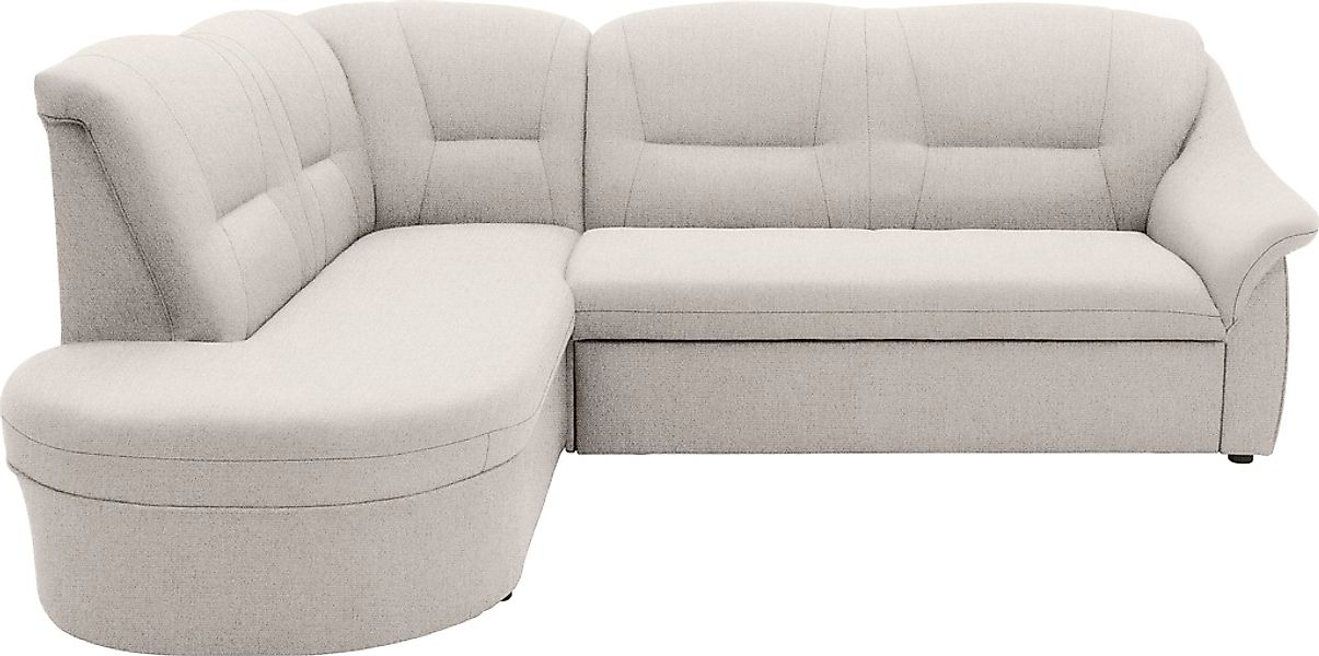 DOMO collection Ecksofa "Faenza für kleine Räume, Stellmaße 232x176cm, komf günstig online kaufen