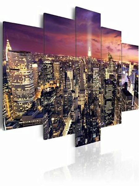 artgeist Wandbild Night light mehrfarbig Gr. 200 x 100 günstig online kaufen