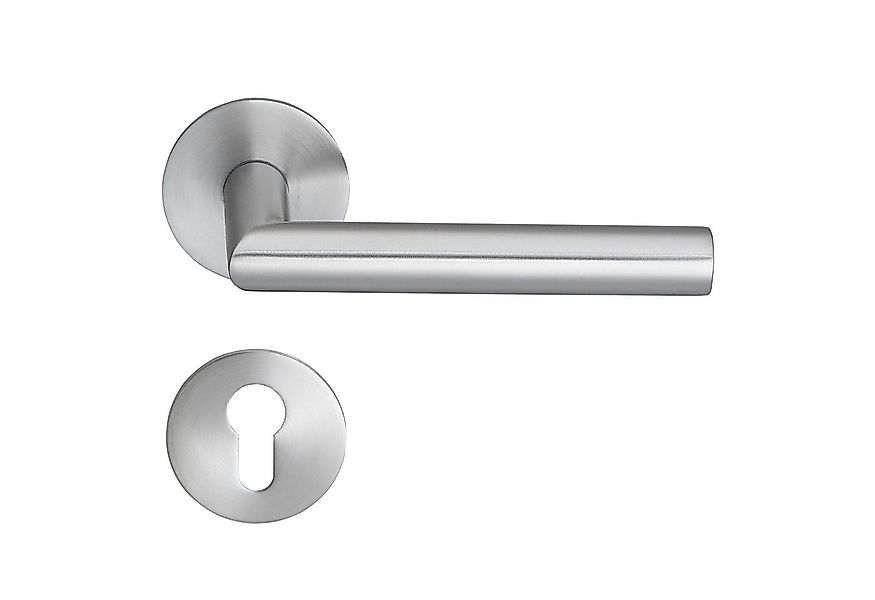 MeinTürgriff Drückergarnitur Toulouse Flachrosette Edelstahl Türgriff Innen günstig online kaufen