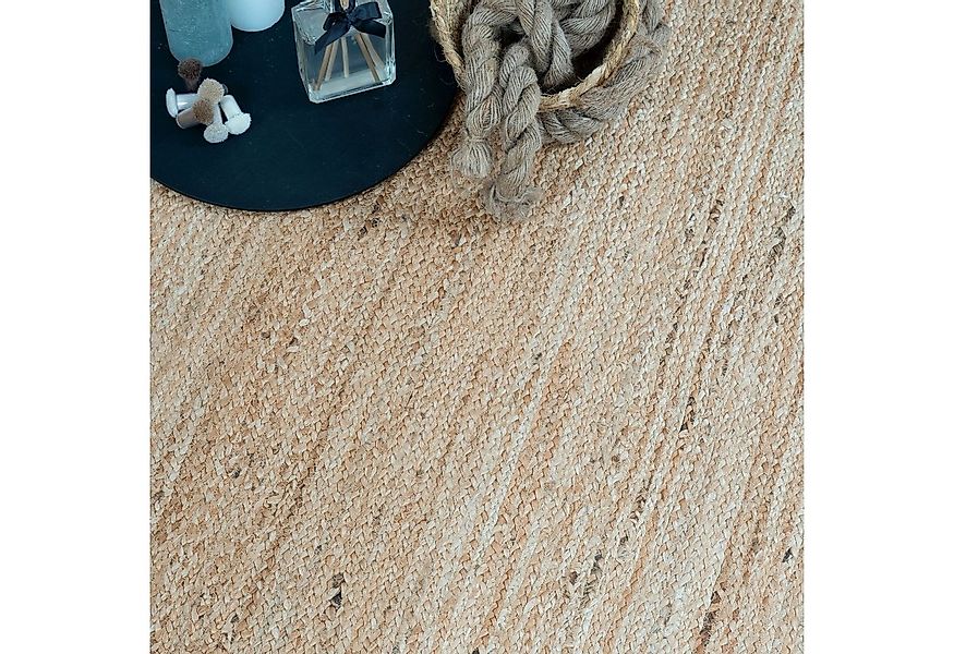 Consilio Concept Teppich JUTOS Wohnzimmer Teppich Natur Beige Jute Boho Lan günstig online kaufen